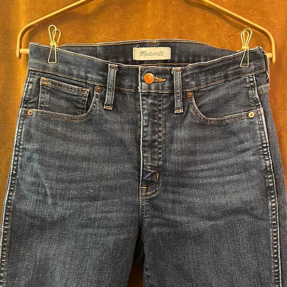 High rise, Madewell, dark wash